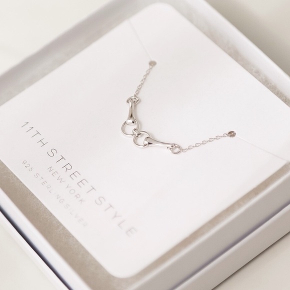 11thstreet Jewelry - Horse Bit Necklace | 925 Sterling Silver